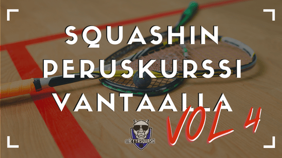 Read more about the article Squashin alkeiskurssi aikuisille 2023 keväällä
